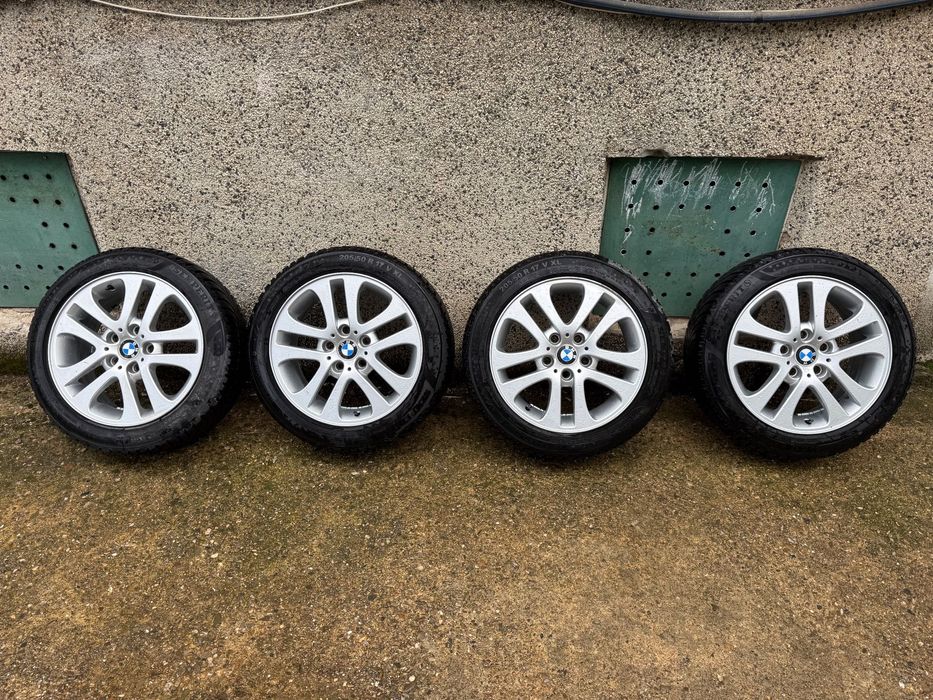 4бр.BMW 17 джанти с нови зимни гуми