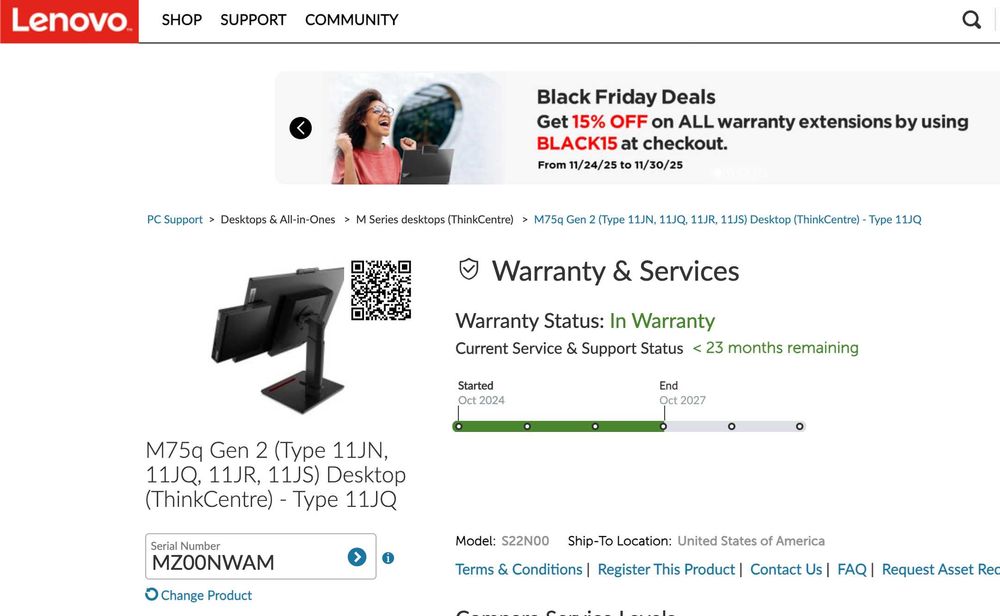 Lenovo ThinkCentre M75q Gen 2 Ryzen 7 Ново Гаранция
