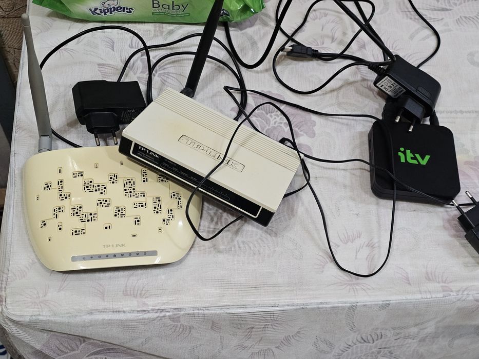 Роутер wi fi и ip TV приставка сотилади