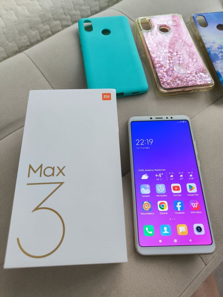 Смартфон Xiaomi mi Max 3 большой экран телефон