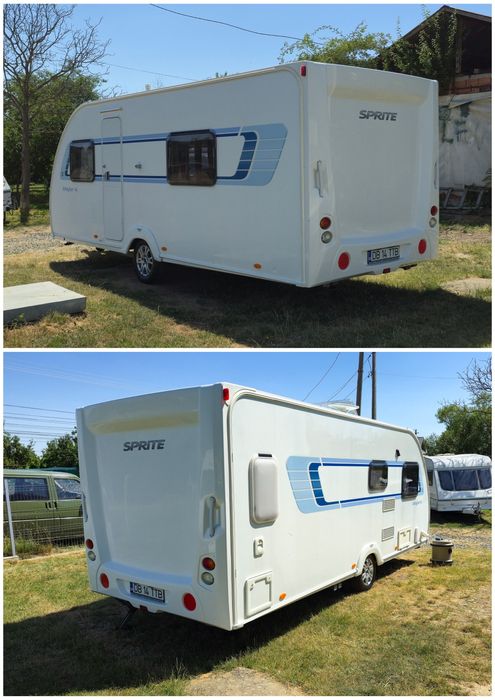Rulota Swift Sprite 2012, 2zone (4locuri) CabinaDus, BoilerGaz,Baterie