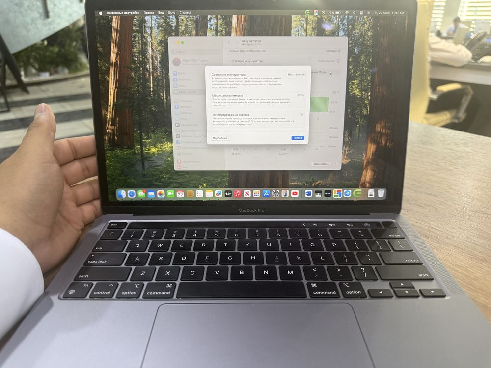 MacBook Pro M1 8/256  99 емкост