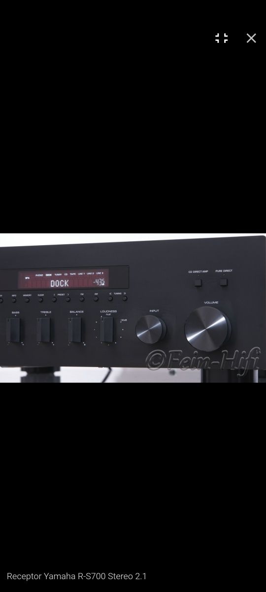 Amplificator  și Power Amplificator Yamaha RS 700  Stare impecabilă !