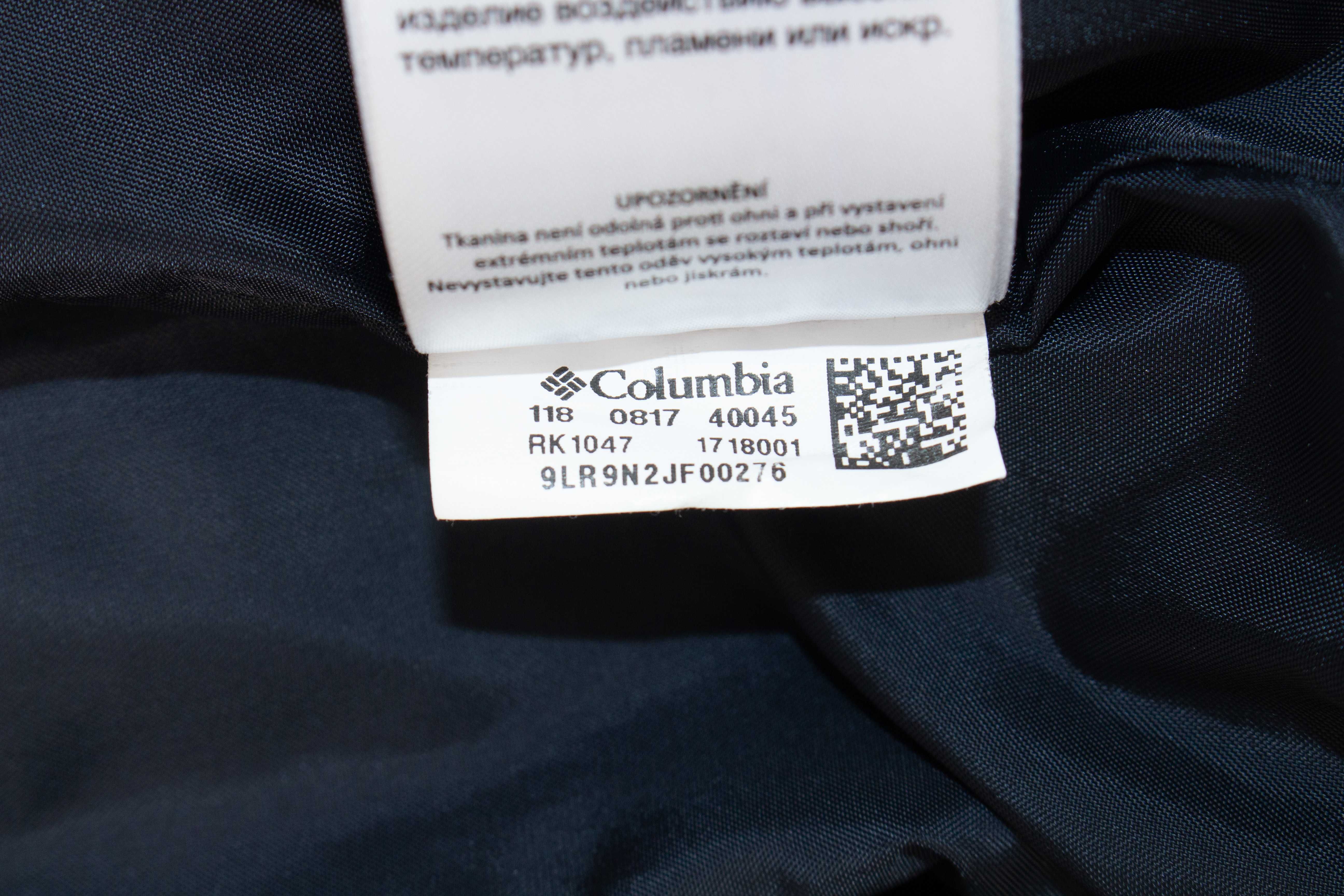 Columbia оригинално дамско яке черно сиво Omni-Tech водоустойчиво М