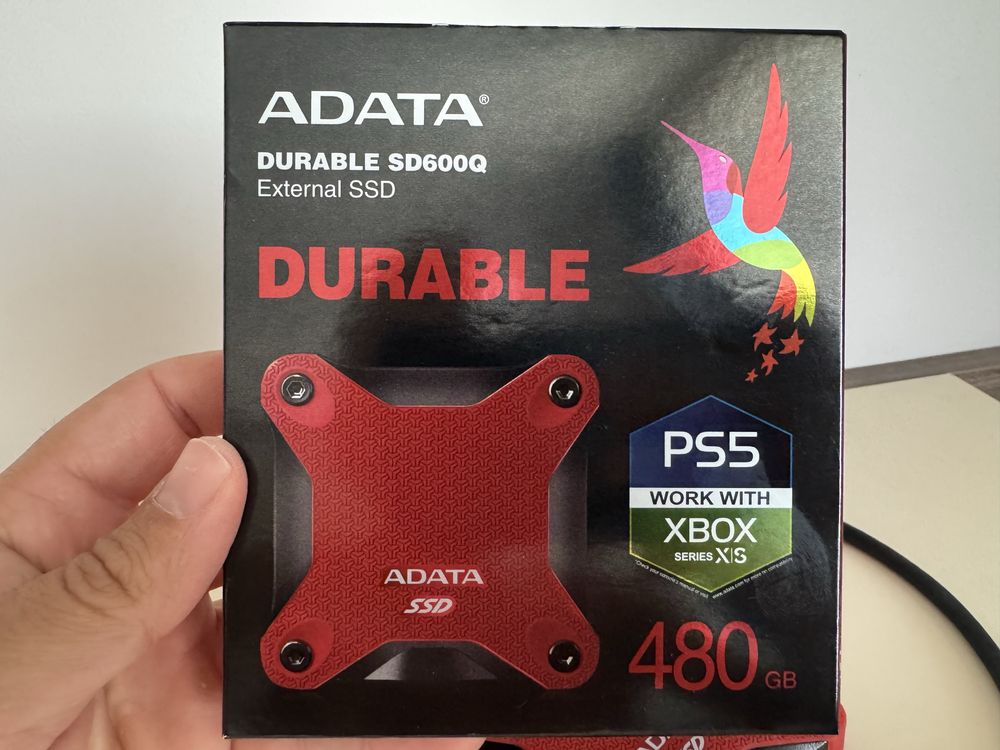 Външен хард диск SSD AData 480gb