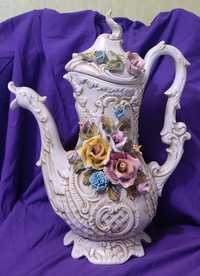 Антикварна Bassano порцеланова ваза кана