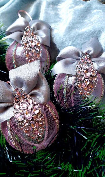 Ръчно изработени коледни украси за елха / Новогодишни украси за елха