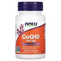 NOW Foods, CoQ10, 100 mg, 30 Veg Capsules