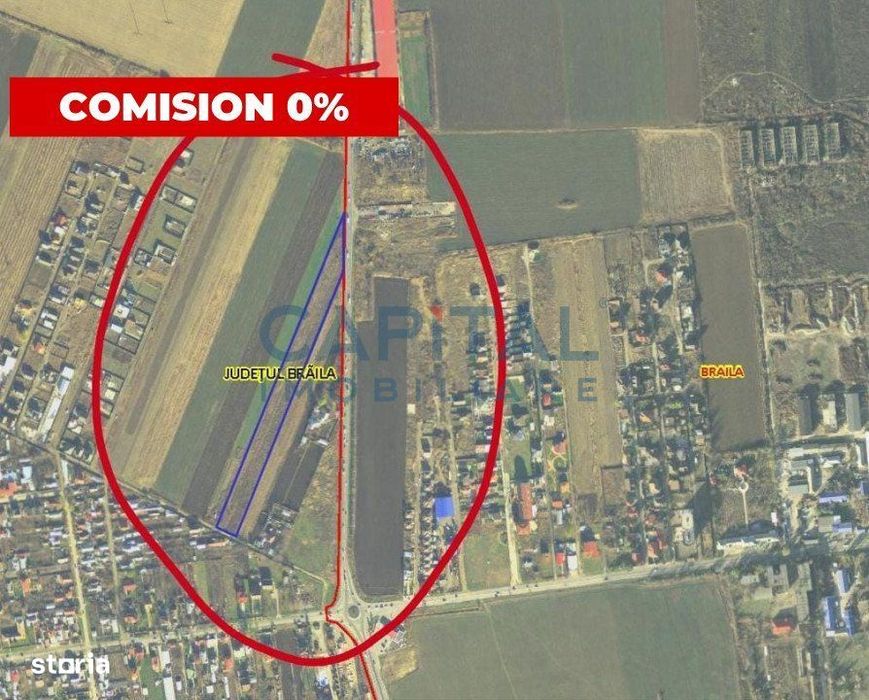Comision 0% Teren Centura Brailei - Oportunitate Investitii