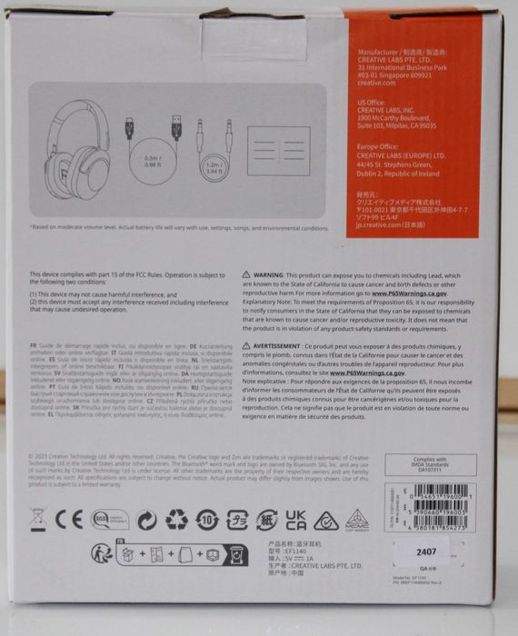 Безжични Слушалки Creative ZEN Hybrid 2 Hi-Fi PC/Audio Bluetooth 5.0