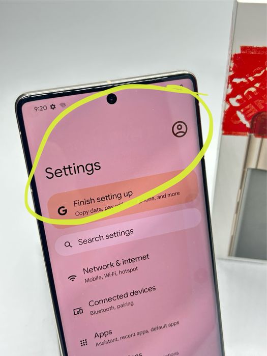 Google Pixel 7 PRO - Burnscreen Display - 128Gb / 12Gb RAM