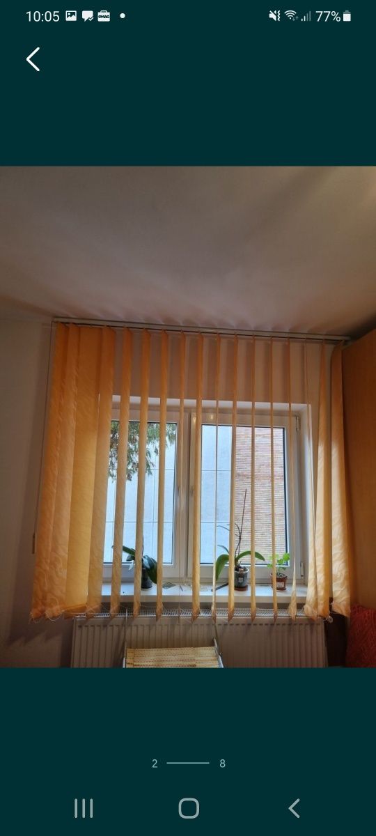 Vand jaluzele verticale culoare portocaliu