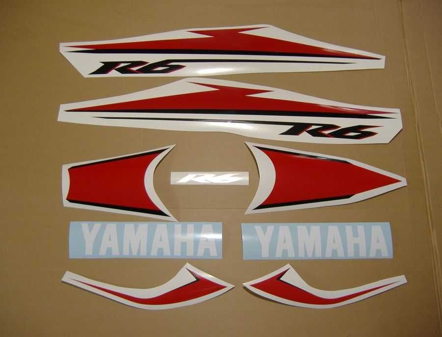 Ямаха Р6 Стикери 2009 Лепенки 2007 Yamaha 2008 YZF-R6 2006