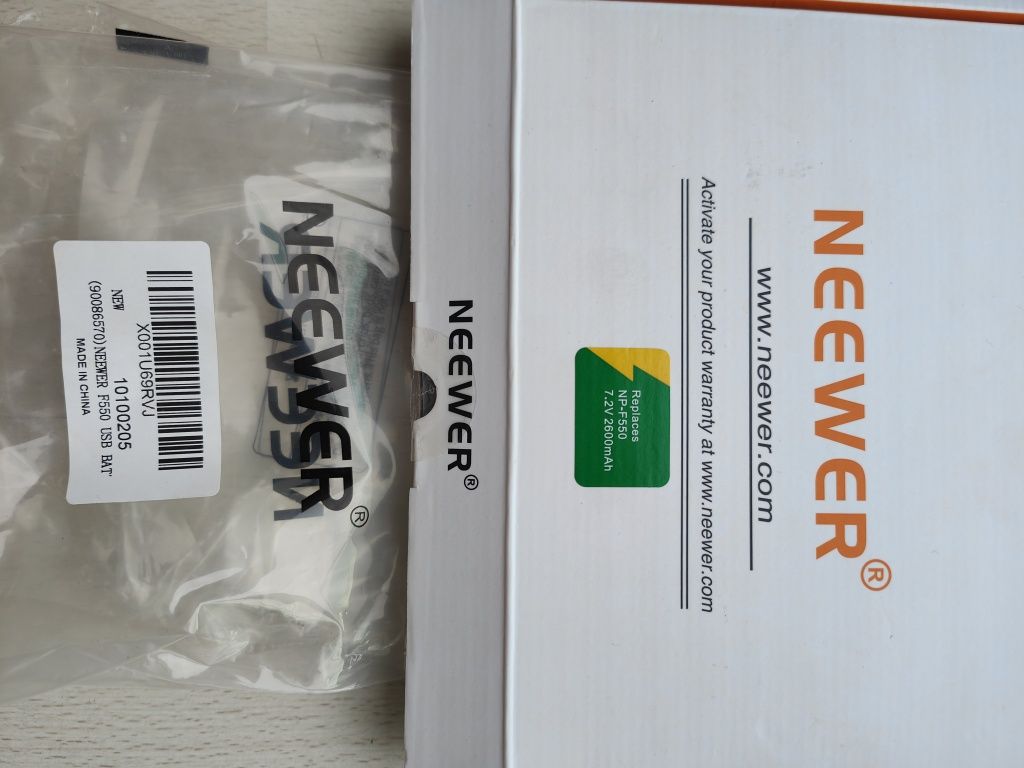 Батерия NEEWER NP-F550 ЧИСТО НОВА ! np-f550 battery