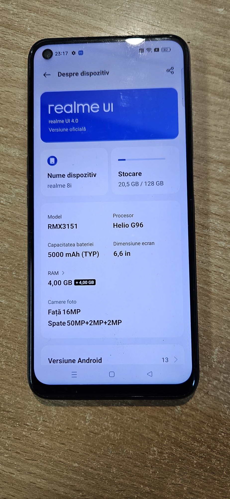 Realme 8i 128gb .