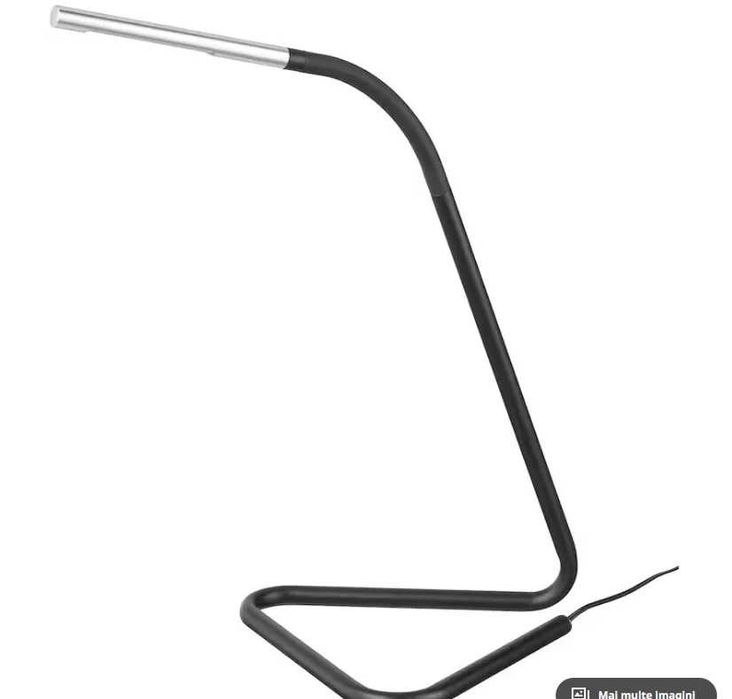 Lampa de birou neagra Ikea