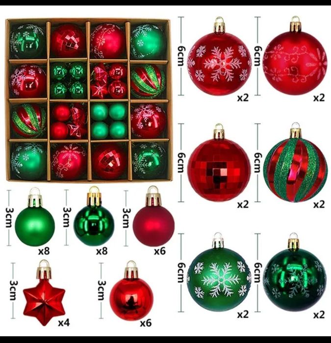 Набор ёлочных игрушек