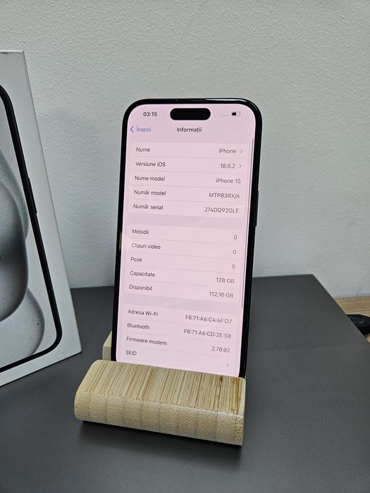 IPhone 15 5G Black 128GB