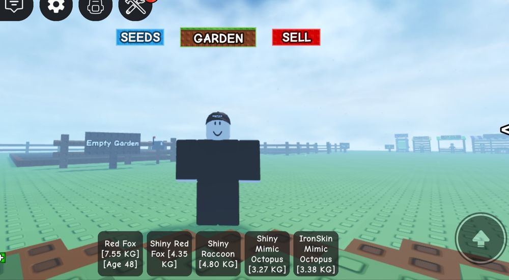 Продажа вырасти сад роблокс