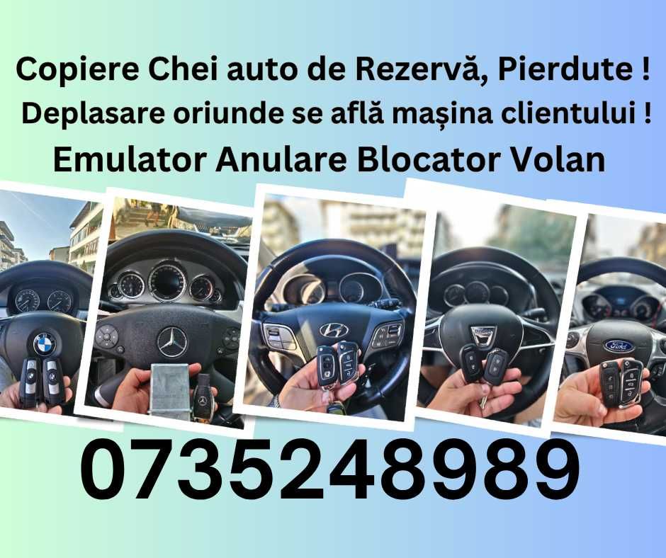 Deblocări usi Auto/ Chei Auto complete / Anulare Blocaj Volan Mercedes