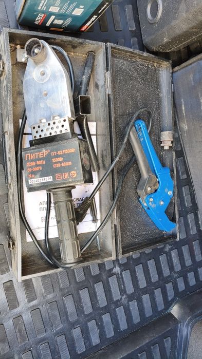 Продам утюг для полипропилена и ножницы