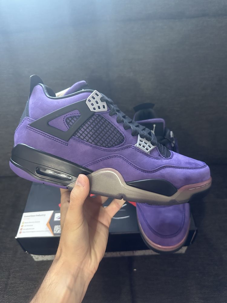 Air Jordan 4 Retro Travis Scott Purple