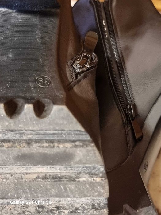 Дамски Боти Кожа 39