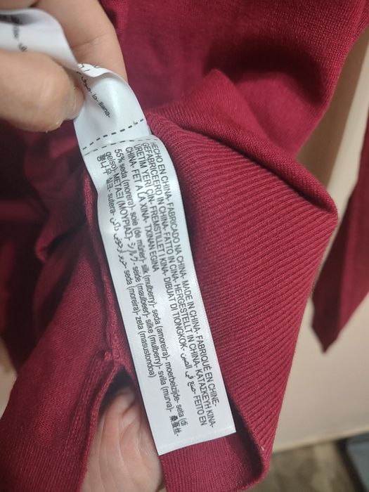 Pulover Massimo Dutti mărimea S nou cu eticheta 45% lana, 55% matase