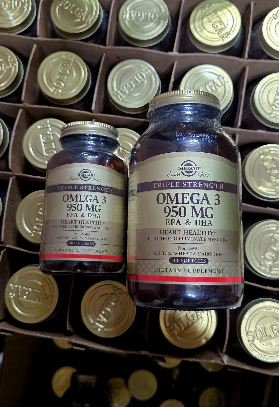 ДОСТАВКИ НЕТ Solgar Omega3 950, 50шт260 000, 100шт435 000 Made in USA