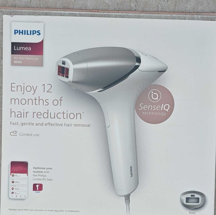 Epilator IPL Philips Lumea Sense IQ,nou, inca in garantie
