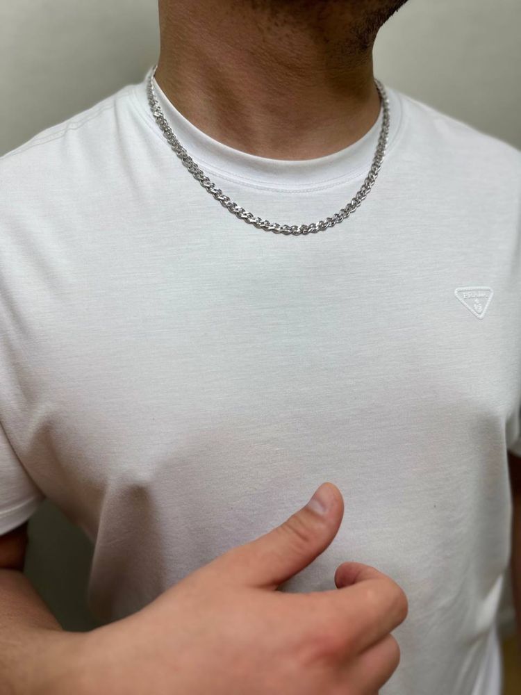 Серебряная мужская цепочка 925 проба производство Турция Италия