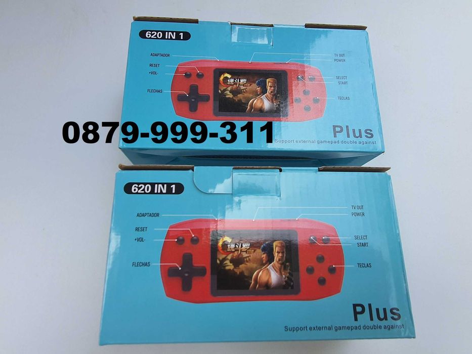 2022 Джобна игра играчка с 620 вградени игри конзола nintendo sega тв