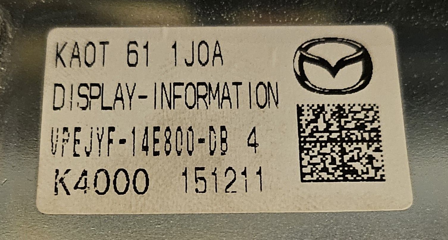 Navigatie Mazda CX5 2012-2016
