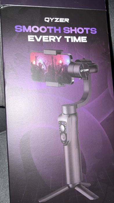 Stabilizator telefon Qyzer Gimbal produs nou primit cadou.