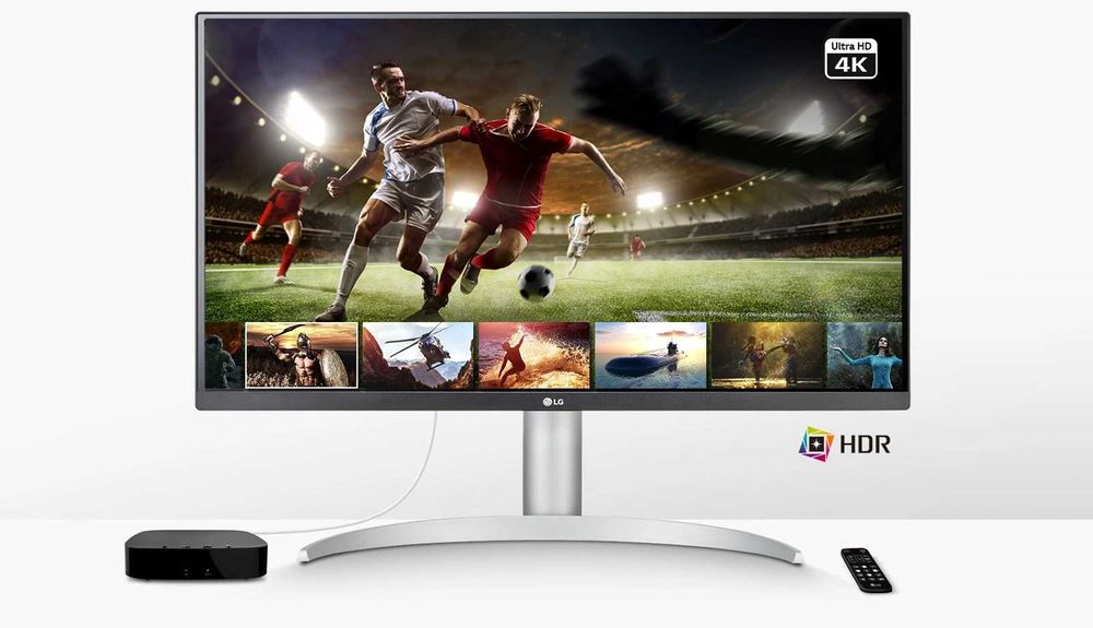 LG, 27 дюймов, UHD 4K, IPS дисплей