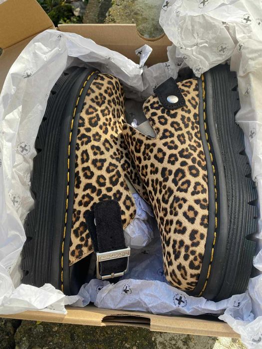 Чехли Dr. Martens Zebzag Mule Leopard