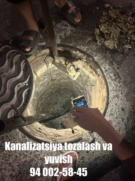 Kanalizatsiya tozalash xizmati канализация 24/7
