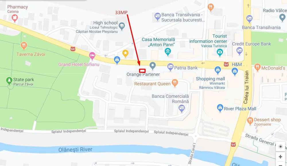 750euro/luna - inchiriez spatiu comercial central