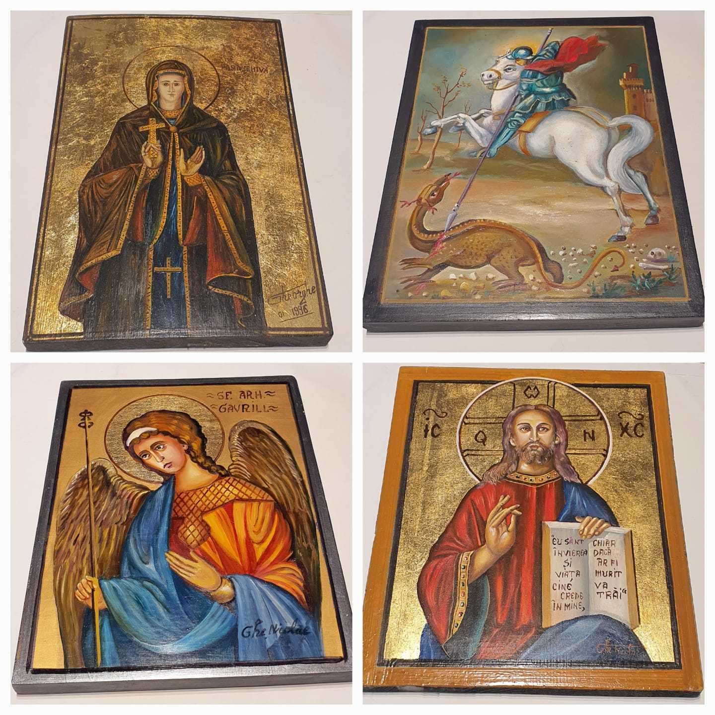 Icoane pe lemn și icoane pe lemn  la comandă –pictură manuală în ulei