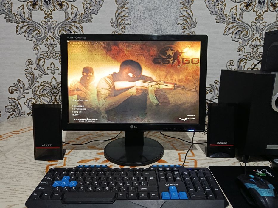 Kompyuter damashniy arzon sotiladi. Komplekt