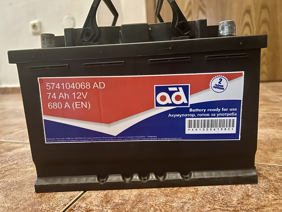 Акумулатор AD 74Ah 680A R+