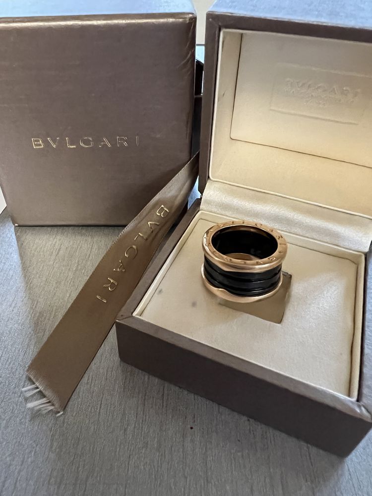 Inel aur Bvlgari original colectia B.ZERO1