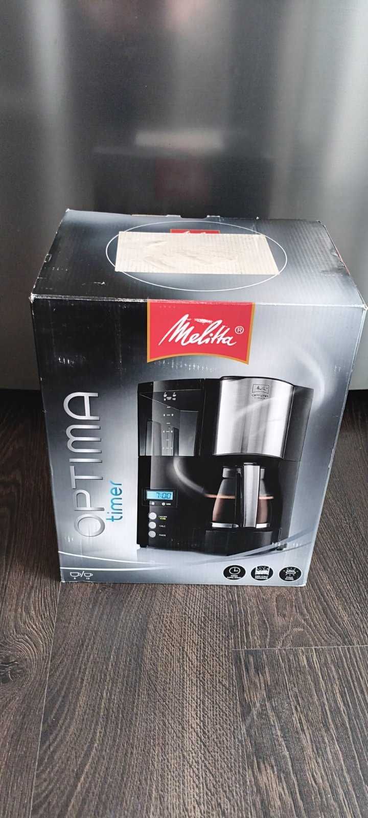 Кафемашина Melitta Optima Timer 100801 1L 850W кафеварка, шварц кафе