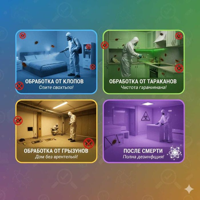 Защита вашего дома и бизнеса от вредителей!!!