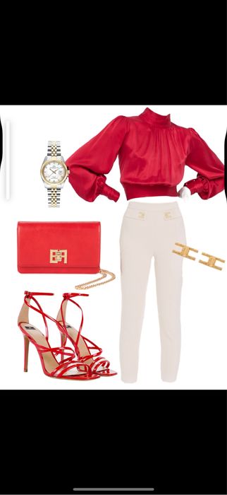 Червен сет Elisabetta Franchi