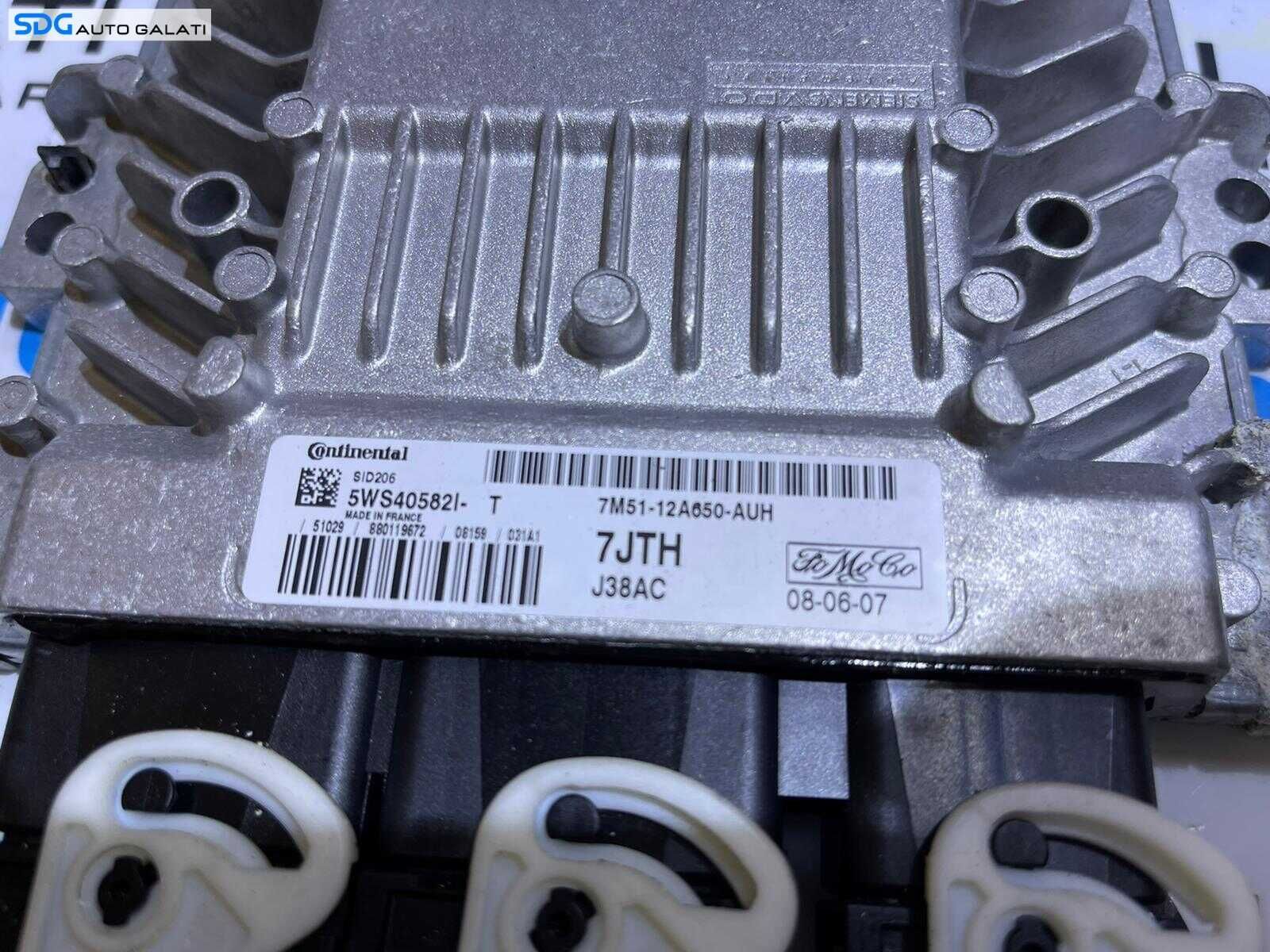 ECU Calculator Motor Ford Focus 2 1.8 TDCI 116CP 2004 - 2010 Cod 7M51-12A650-AUH 7M5112A650AUH  5WS40582I