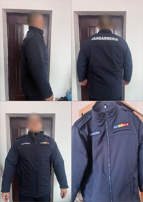 Geacă softshell jandarmerie cu mesadă, mărime XXL.