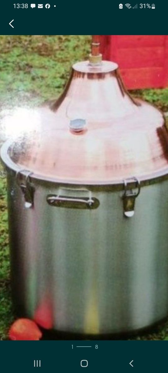 Super Ofer Cazan Țuică  98L , inox + cupru Ofertă 2299 lei