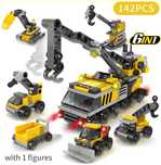 Set jocuri constructii cu 147 piese tip Lego transformabile 3 modele