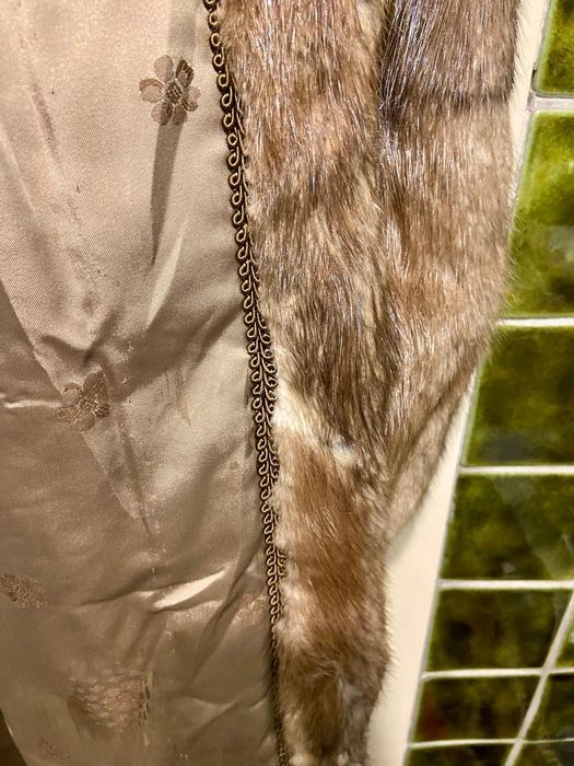 Дълго дамско палто от норка XS/S